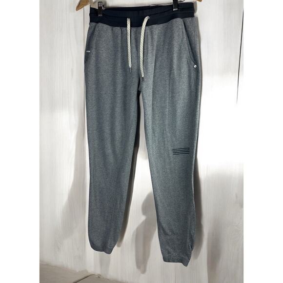 Vuori Balboa Jogger Pants Drawstring Waist Gray Men's Size Medium *Used* - Picture 2 of 16